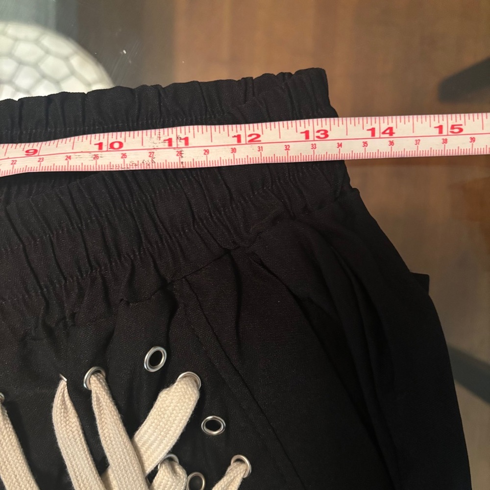 Rick Owens INSPIRED Black Mega Laced Joggers - Picture 5 of 10